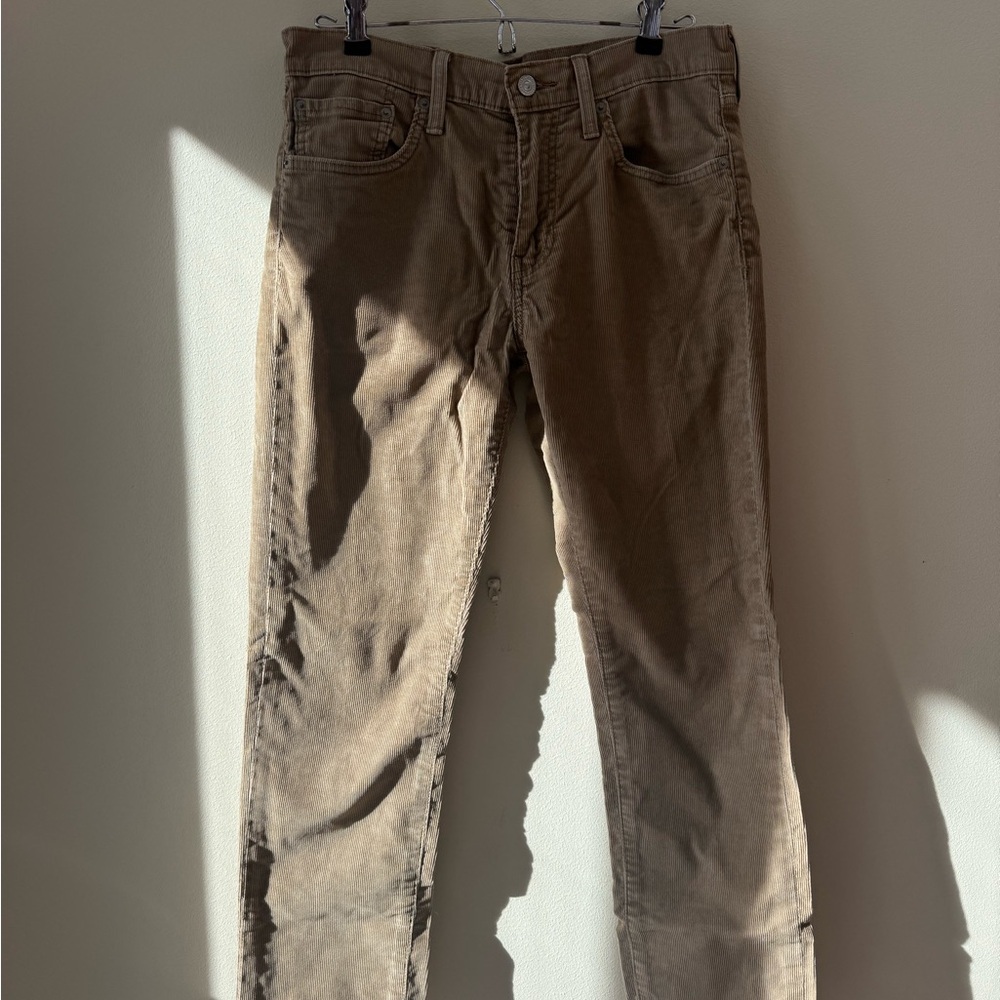 Signature by Levi Strauss Men's Tan Corduroy Pants